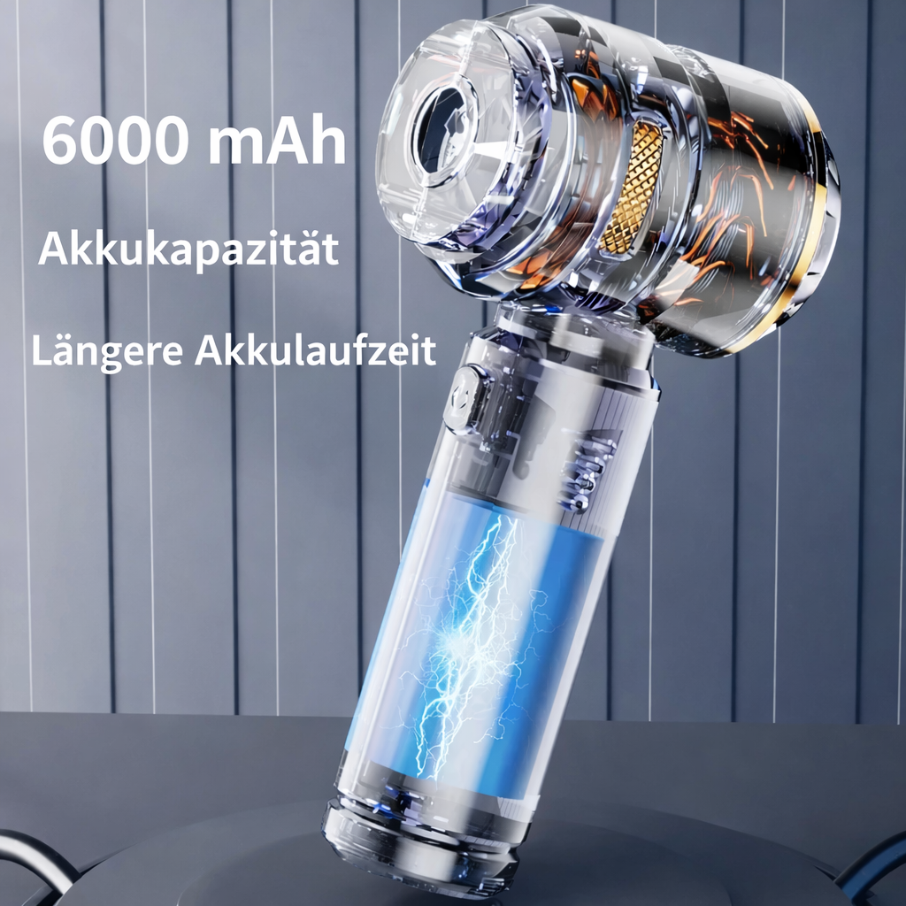 TurboVac Mini – Kabelloser Mini-Handstaubsauger