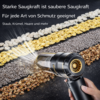 TurboVac Mini – Kabelloser Mini-Handstaubsauger